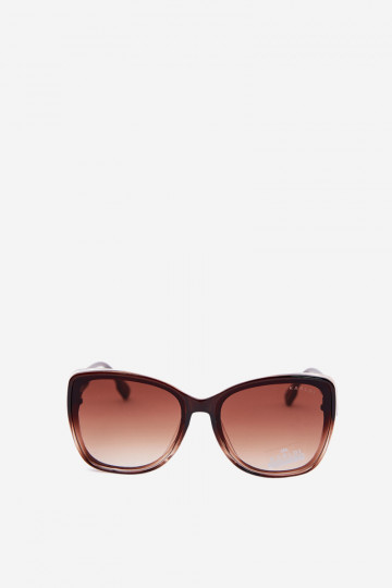Damen Sonnenbrille im Cat-Eye-Stil braun 2