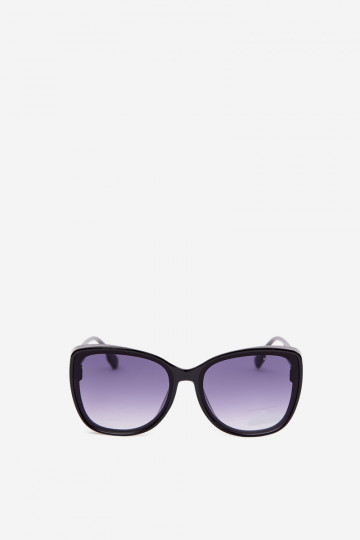 Damen Sonnenbrille im Cat-Eye-Stil schwarz 2