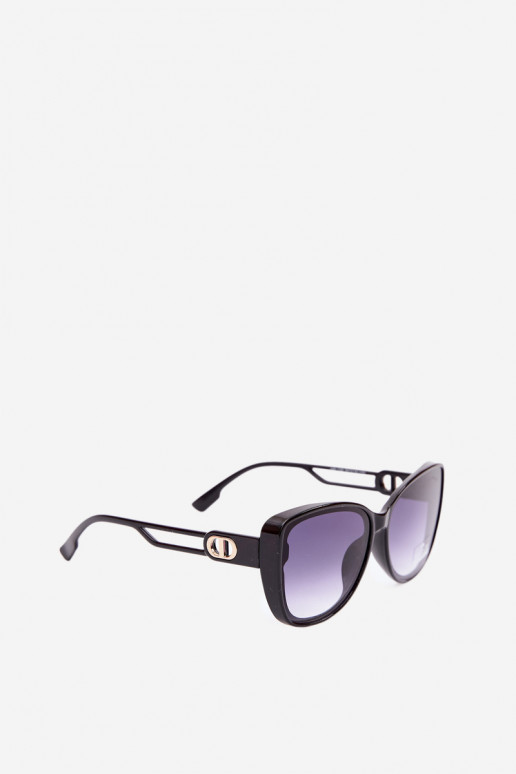 Damen Sonnenbrille im Cat-Eye-Stil schwarz