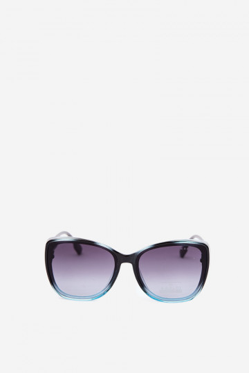 Damen Sonnenbrille im Cat-Eye-Stil blau 2