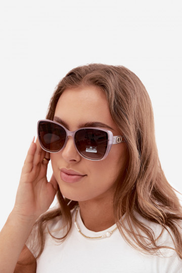 Damen Sonnenbrille im Cat-Eye-Stil violett