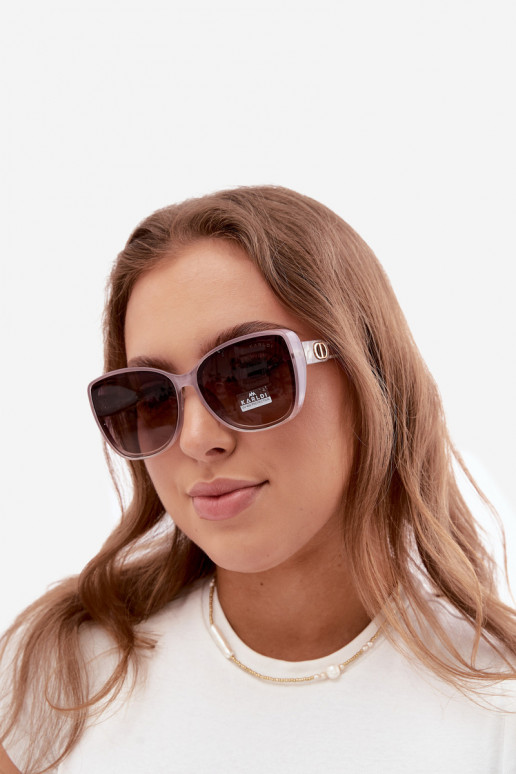 Damen Sonnenbrille im Cat-Eye-Stil violett