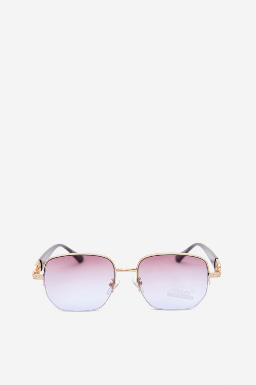 Sonnenbrille mit dünnen Rahmen und UV-Filter, lila
