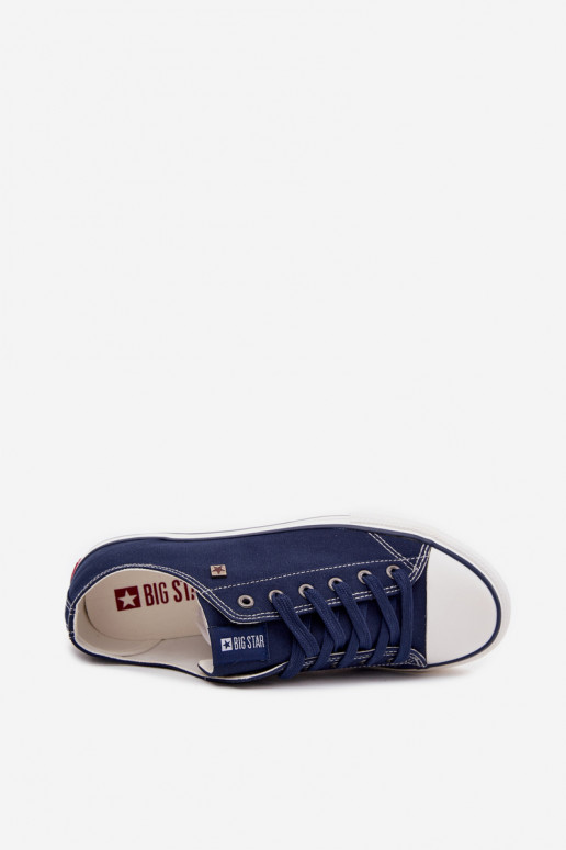 Dunkelblaue Herren Freizeitschuhe Big Star DD174503