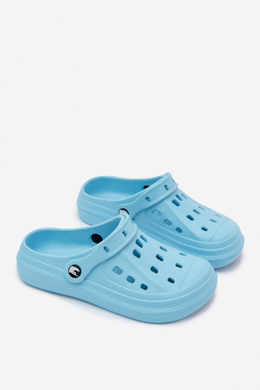 Türkisfarbene Damen leichte Clogs Cobble