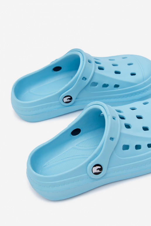 Türkisfarbene Damen leichte Clogs Cobble