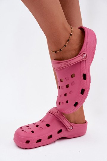 Damenhausschuhe Leichte Hausschuhe LEMIGO 806 Dunkelpink 2