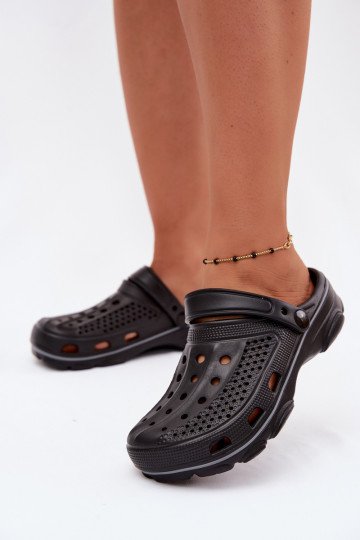 Schwarze leichte Clogs Merritt 2