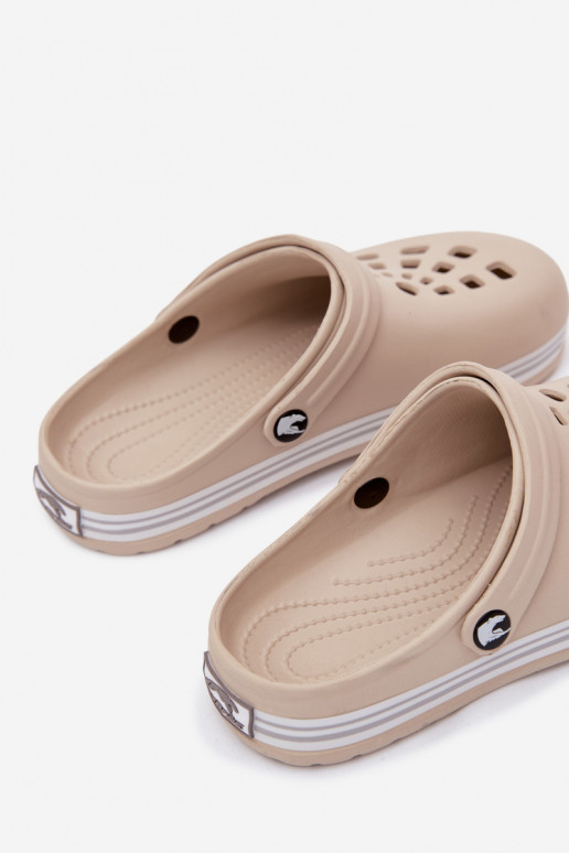 Damen leichte sandfarbene Slipper Ashby