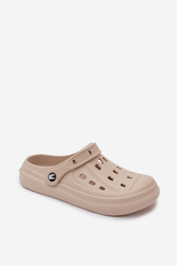 Herren leichte sandfarbene Slipper Route