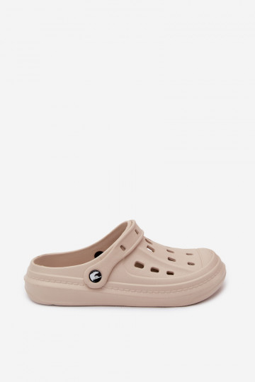 Herren leichte sandfarbene Slipper Route 2