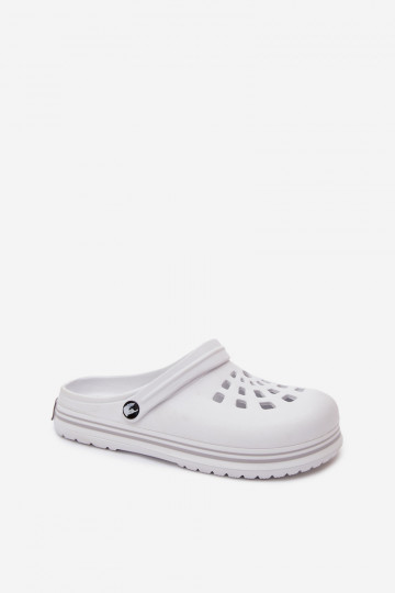 Damen leichte weiße Slipper Ashby
