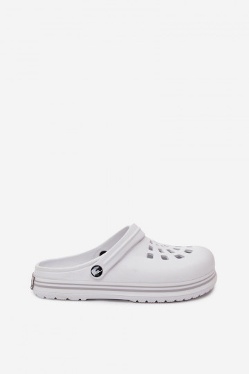 Damen leichte weiße Slipper Ashby 2