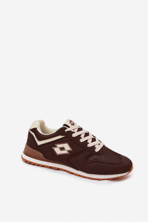 Damen schokoladenfarbene Sneakers LOTTO 2401850U EPICAN