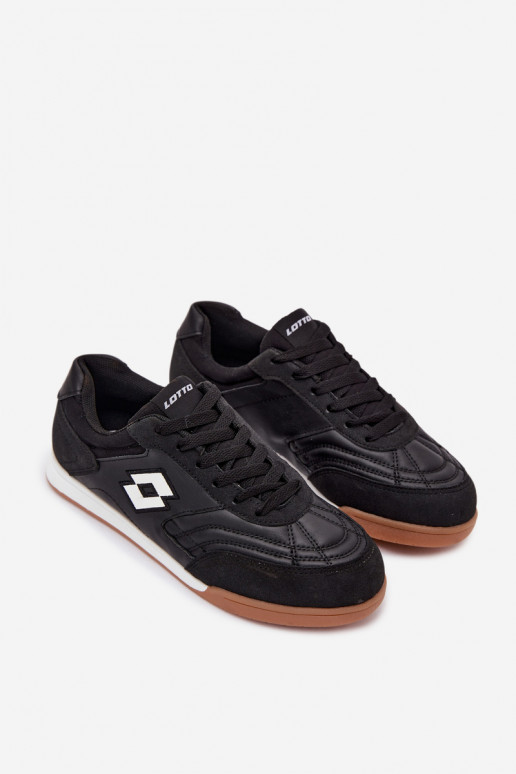 Unisex schwarze Sneakers LOTTO 2401610U ATIBA