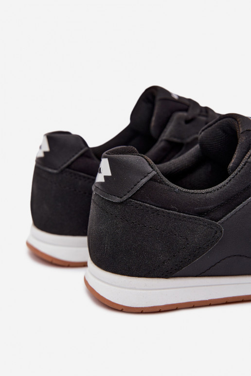 Unisex schwarze Sneakers LOTTO 2401610U ATIBA