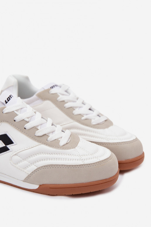 Unisex weiße Sneakers LOTTO 2401610U ATIBA