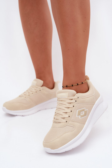 Damen sandfarbene Sportschuhe LOTTO 2401650U SOBRIO 2