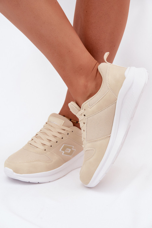 Damen sandfarbene Sportschuhe LOTTO 2401650U SOBRIO