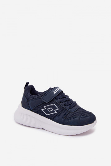 Kinder Sneakers mit Klettverschluss LOTTO SOBRIO 2601570K dunkelblau