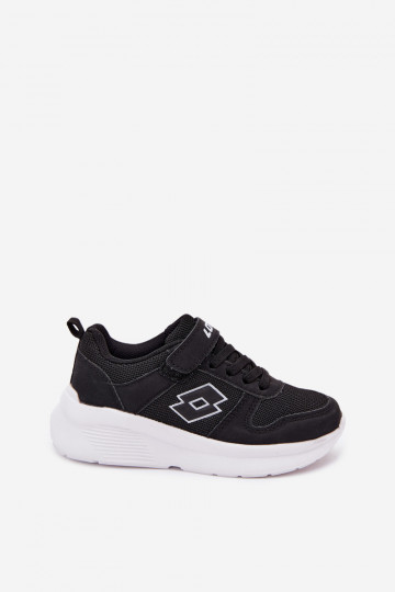 Kinder Sneakers mit Klettverschluss LOTTO SOBRIO 2601570K schwarz 2