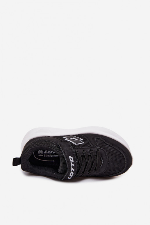 Kinder Sneakers mit Klettverschluss LOTTO SOBRIO 2601570K schwarz