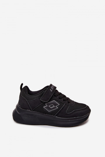 Kinder Sneakers mit Klettverschluss LOTTO SOBRIO 2601571K schwarz 2
