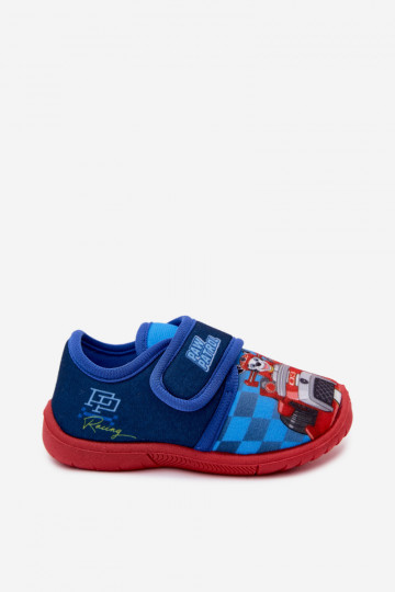 Kinder Hausschuhe mit Klettverschluss PAW Patrol dunkelblau 2