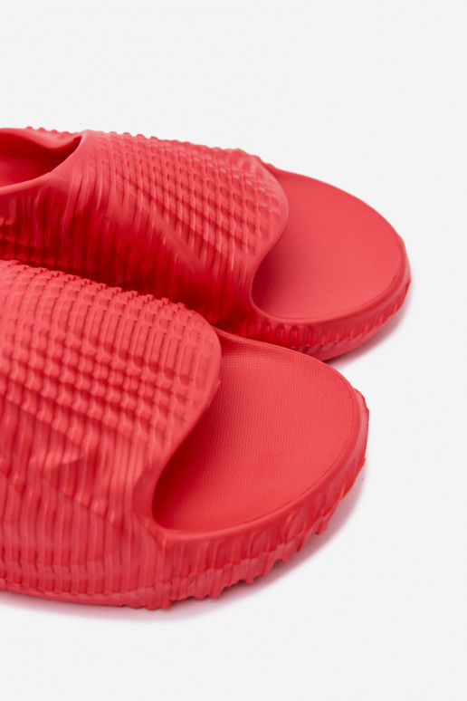 Herren rote leichte Slipper Hilda