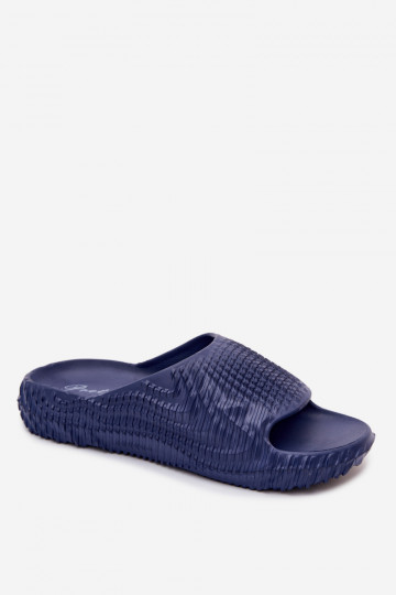 Leichte dunkelblaue Slipper für Herren Hilda