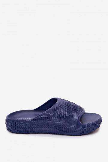 Leichte dunkelblaue Slipper für Herren Hilda 2