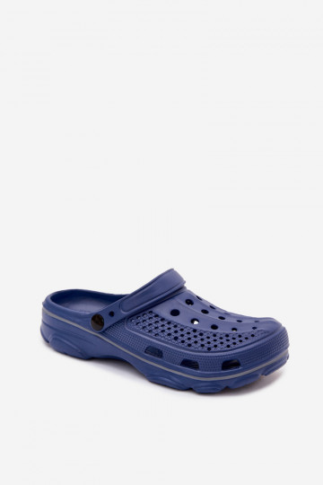 Leichte dunkelblaue Clogs für Herren Landry