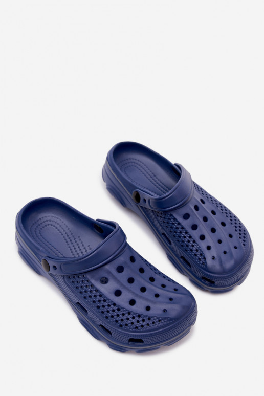 Leichte dunkelblaue Clogs für Herren Landry