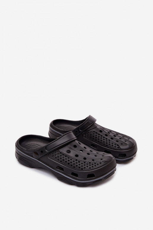 Leichte schwarze Clogs für Herren Landry