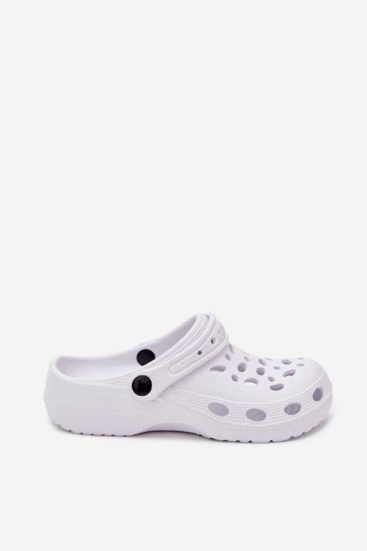 Leichte weiße Clogs für Damen Parker