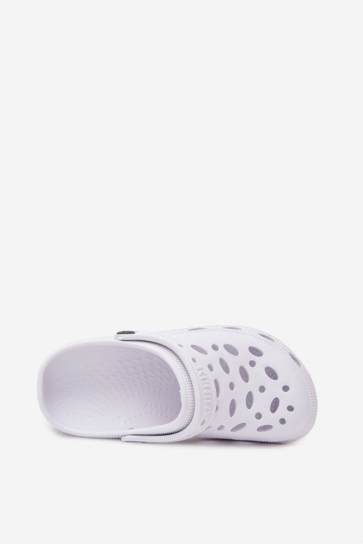 Leichte weiße Clogs für Damen Parker