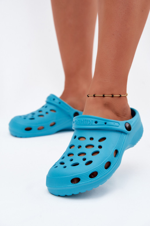 Leichte türkisfarbene Clogs für Damen Parker