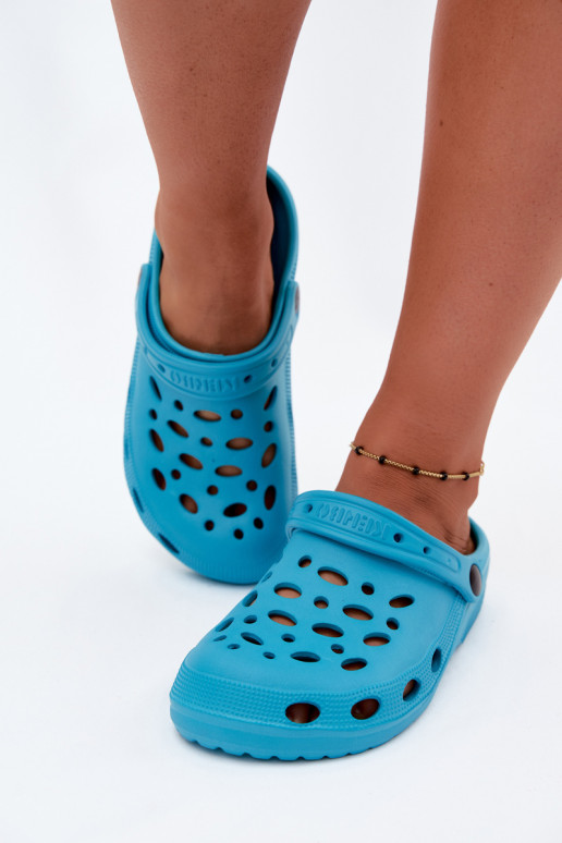 Leichte türkisfarbene Clogs für Damen Parker