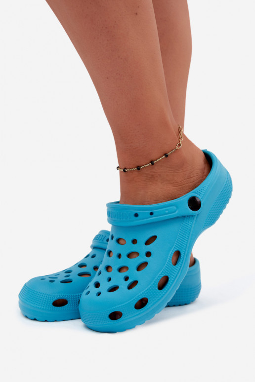 Leichte türkisfarbene Clogs für Damen Parker