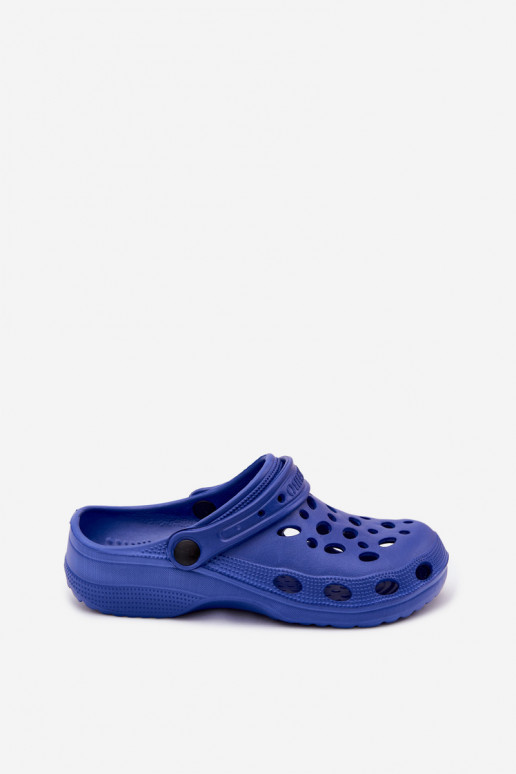 Leichte dunkelblaue Clogs für Damen Parker