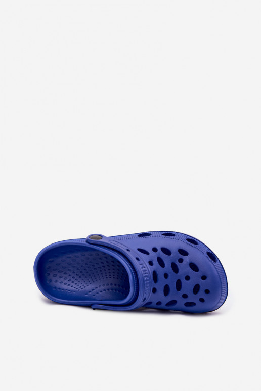 Leichte dunkelblaue Clogs für Damen Parker