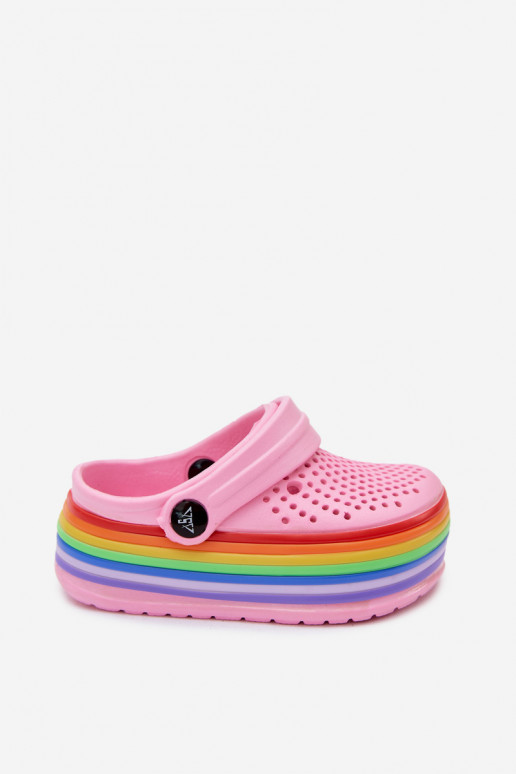 Leichte rosa Kinderclogs mit Riemen Tansy