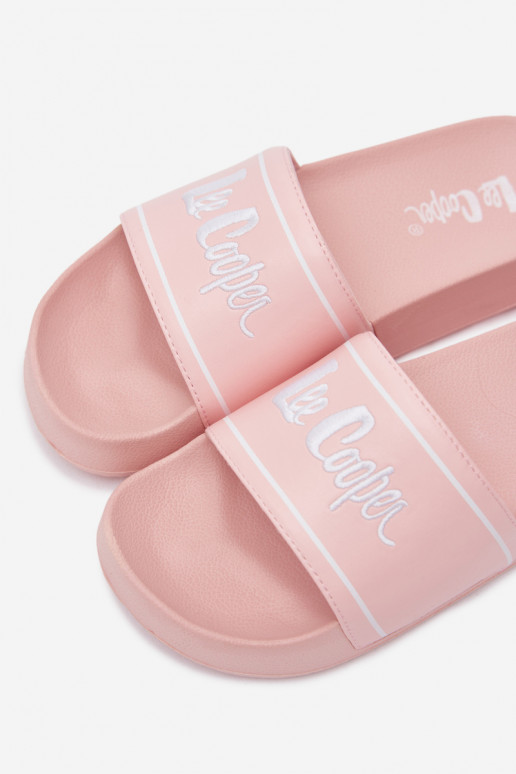 Damen rosa Slipper mit Plattform Lee Cooper