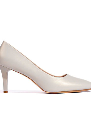 Weiße elegante High Heels 2