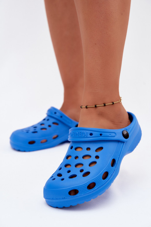 Leichte blaue Clogs für Damen Parker