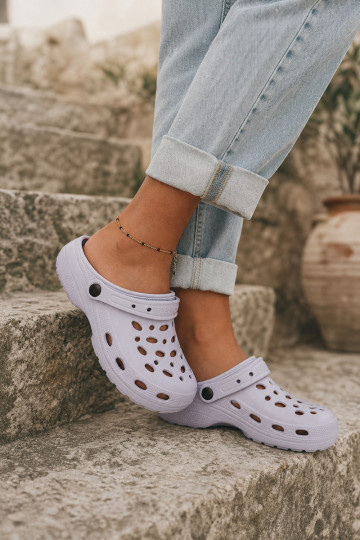 Leichte graue Clogs für Damen Parker 2