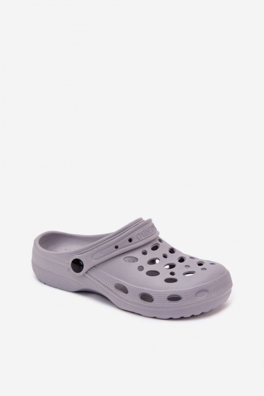 Leichte graue Clogs für Damen Parker