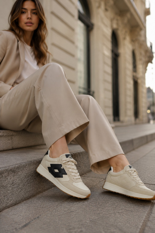 Damen-Sneaker LOTTO 2401930U CALENTO in gedämpftem Weiß
