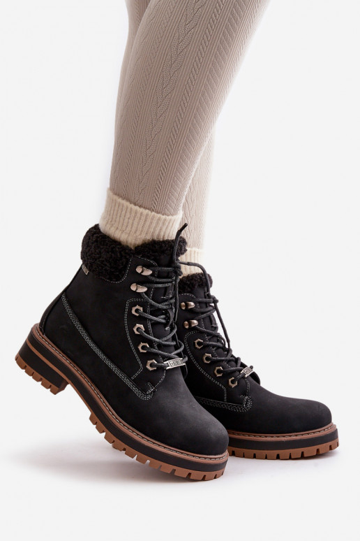 Damen isolierte Stiefel in schwarzer Farbe Big Star OO274A287