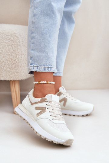 Damen-Sneaker aus sandfarbenem Kunstleder Berieta 2